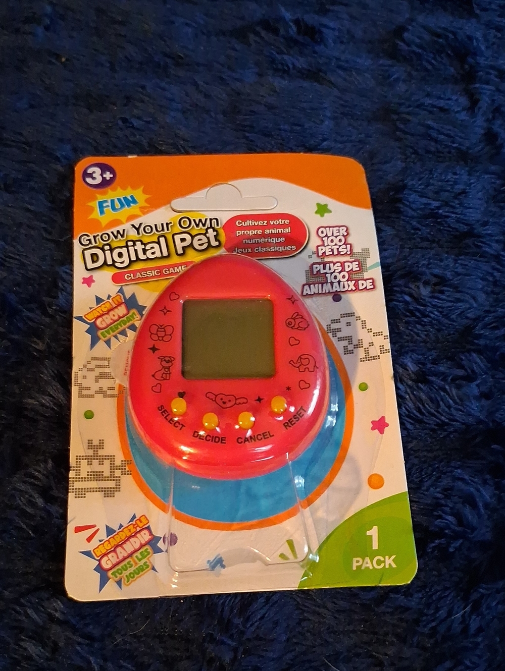 Grow Your Own Digital Pet Electronic Toy - Red